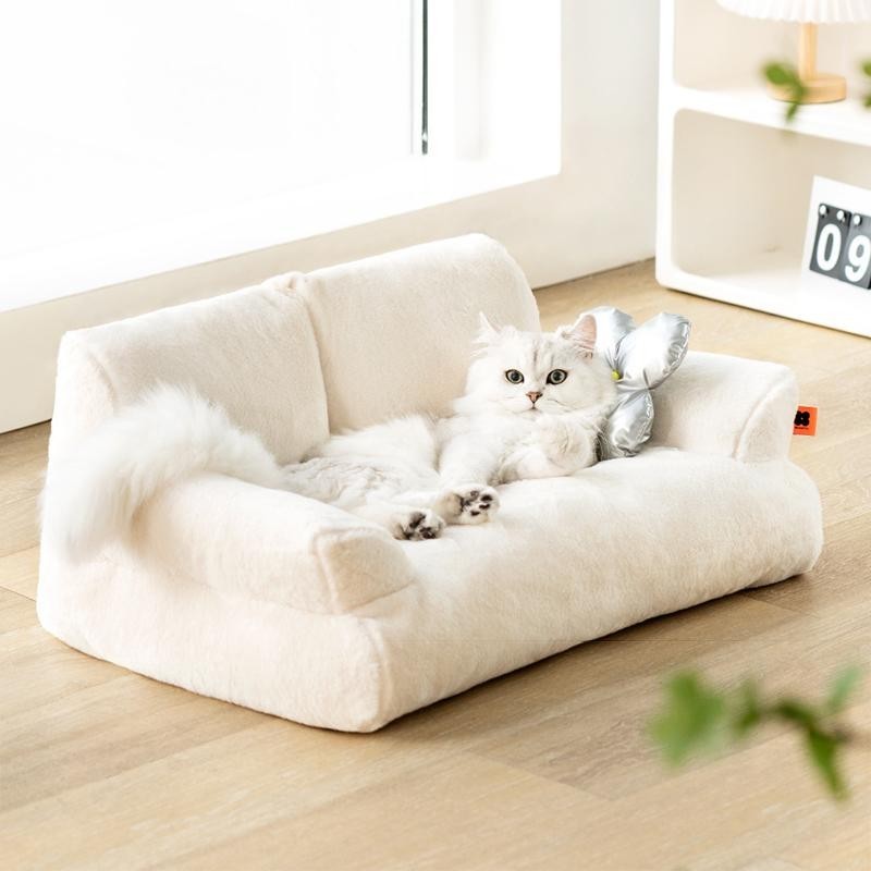 Luxuriöses, flauschiges, superweiches Katzenhaus, Katzennest, Haustierartikel, Bett, Sofa, Möbel, Liege, Hunde, Katzen, Korb,