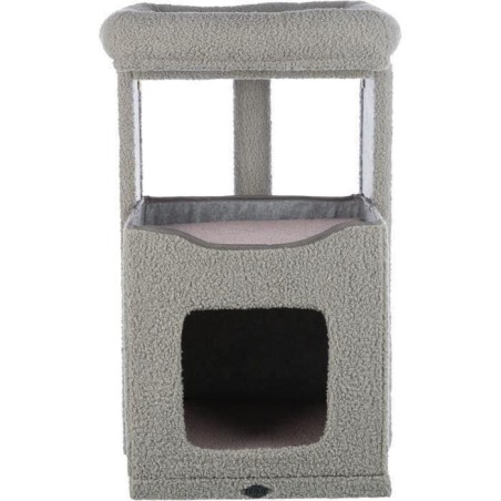 TRIXIE Kratzbaum Carlita Junior - 63 cm - Grau und Mauve
