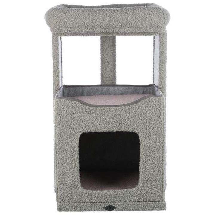 TRIXIE Kratzbaum Carlita Junior - 63 cm - Grau und Mauve