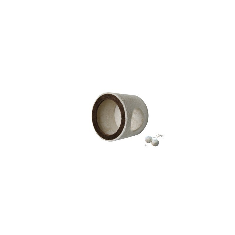 Rohrschneider ® Wandhöhle , mit Gratis-Spielball, beige