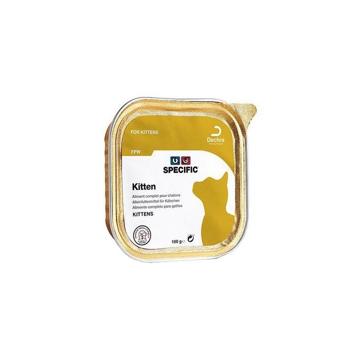 SPECIFIC Kitten FPW Katzenfutter - Schälchen - 7 x 100 g