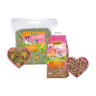 MultiFit Holzstreu & Heu mit Löwenzahn 11,5 kg