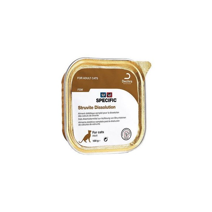 SPECIFIC Struvite Dissolution FSW Katzenfutter - Schälchen - 7 x 100 g