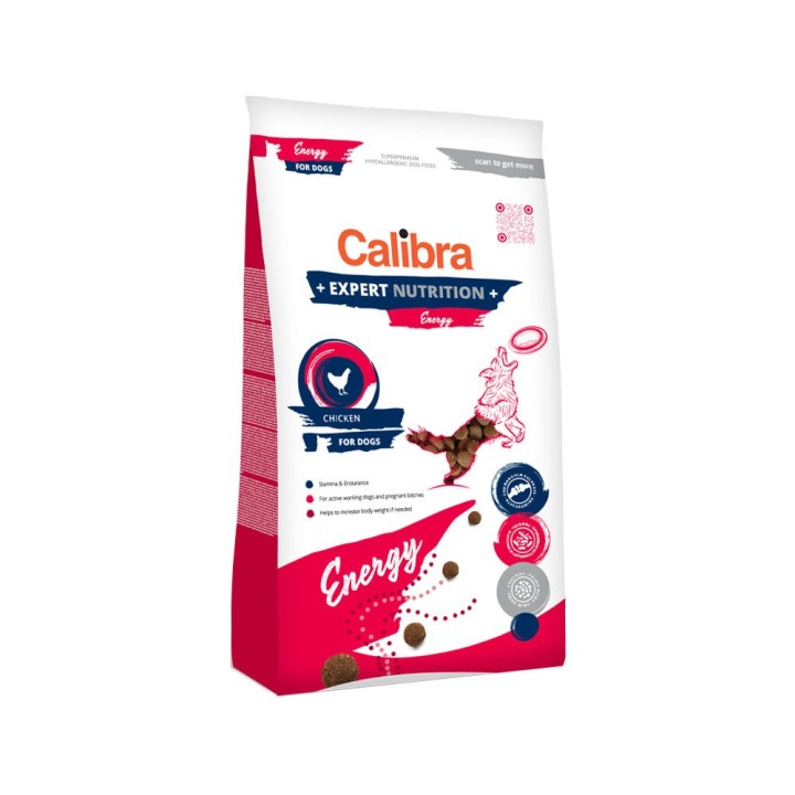 Calibra Expert Nutrition Energy Hundefutter - Huhn & Reis - 12 kg