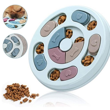 Pet Feeder Hund Pädagogisches Spielzeug Erhöhen Welpen Intellektuelle Lebensmittel Dispenser Interaktive Pädagogische Fütteru