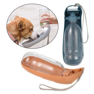 550 ml faltbare Hundewasserflasche für kleine, mittelgroße und große Hunde, tragbar, für Outdoor-Wanderungen, Welpen, Katzen,