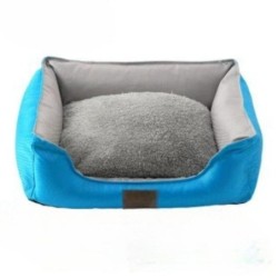 Abnehmbare Nestmatte aus Oxford-Stoff mit doppeltem Verwendungszweck für kleine Hunde, Teddy-Hundebett optional S