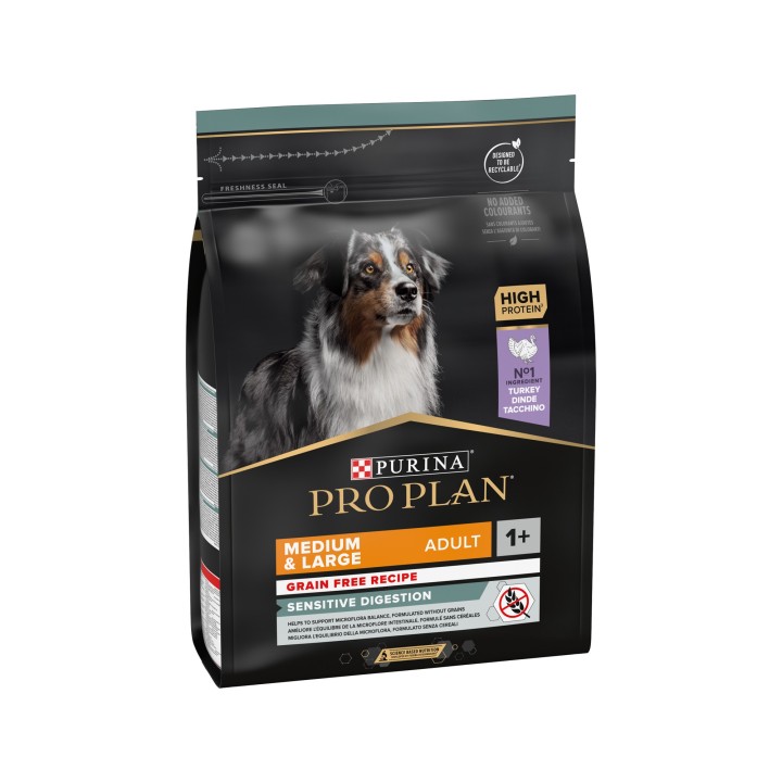 Purina Pro Plan Medium & Large Adult Sensitive Digestion Hundefutter - 2,5 kg