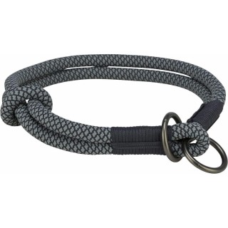 Soft Rope Collar Educación L–XL:55cm/10mm Neg/Gri