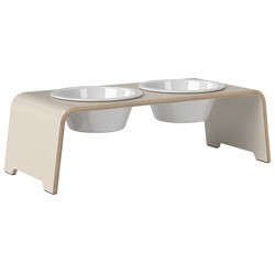 dogBar® Hundebar Wooden cashmere grey, Gr. M, Maße: ca. 57 x 24 x 18 cm, Durchmesser:  ca. 204 mm