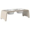 dogBar® Hundebar Wooden cashmere grey, Gr. M, Maße: ca. 57 x 24 x 18 cm, Durchmesser:  ca. 204 mm