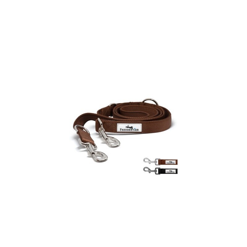 Freudentier Hundeleine 2m, gepolstert & verstellbar