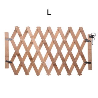 Haustier-Isolationstür Holzzaun Haustierzaun Schiebetür Holztür für Hunde