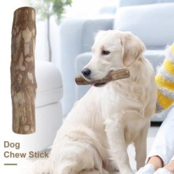 Kaustab aus Holz für Hunde, natürliche Holzknochen, Zahnreinigungsspielzeug für Hunde, Zahnpflegestab, Bio-Kausnacks für Haus