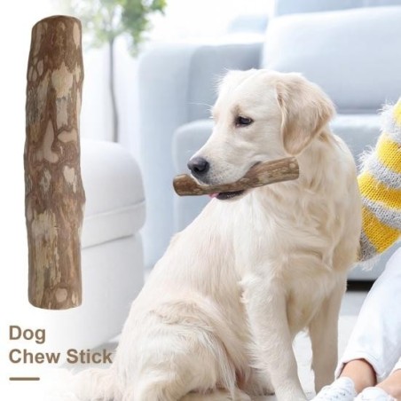 Kaustab aus Holz für Hunde, natürliche Holzknochen, Zahnreinigungsspielzeug für Hunde, Zahnpflegestab, Bio-Kausnacks für Haus