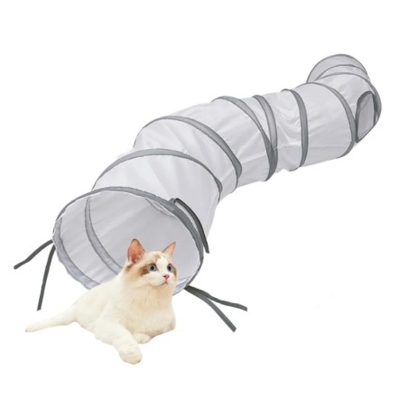 Neues eraktives Tunnelspielzeug für Katzen, Kätzchen, Welpen und Kaninchen – langlebig, faltbar und aufregend – spannendes, u