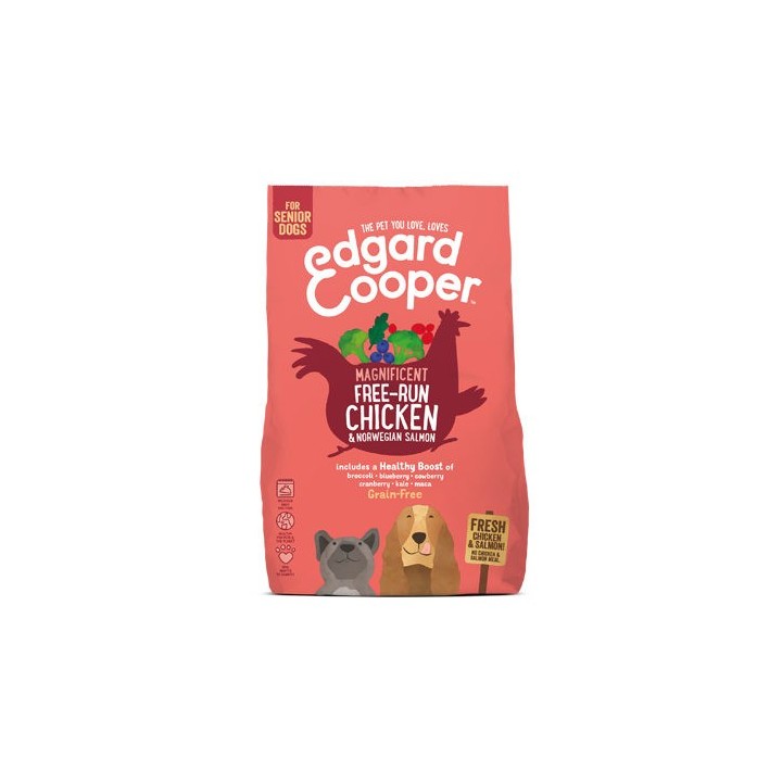 Edgard & Cooper Senior Hundefutter - Huhn & Lachs - 2,5 kg