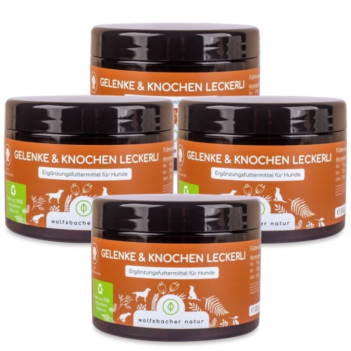 Wolfsbacher Natur Gelenke & Knochen Leckerli 4x