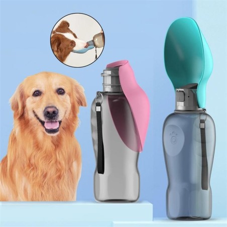 Tragbare Hundewasserflasche für kleine und große Hunde, Katzen, auslaufsichere Trinknäpfe für Spaziergänge im Freien, Chihuah