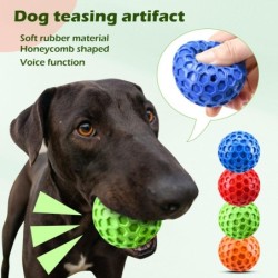 Quietschendes Hundespielzeug für aggressive Kauer, unzerstörbare Hundebälle für aggressive Kauer, quietschende Bälle für Hund