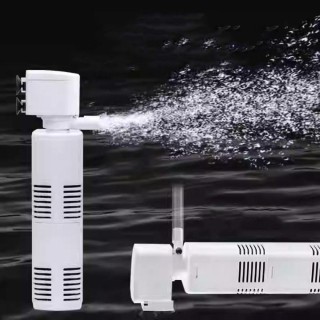 Wandhalterung Fisch Tank Filter Saugnapf Sauerstoff Luftpumpe Aquarium Innenfilter für Aquarium 3.5W