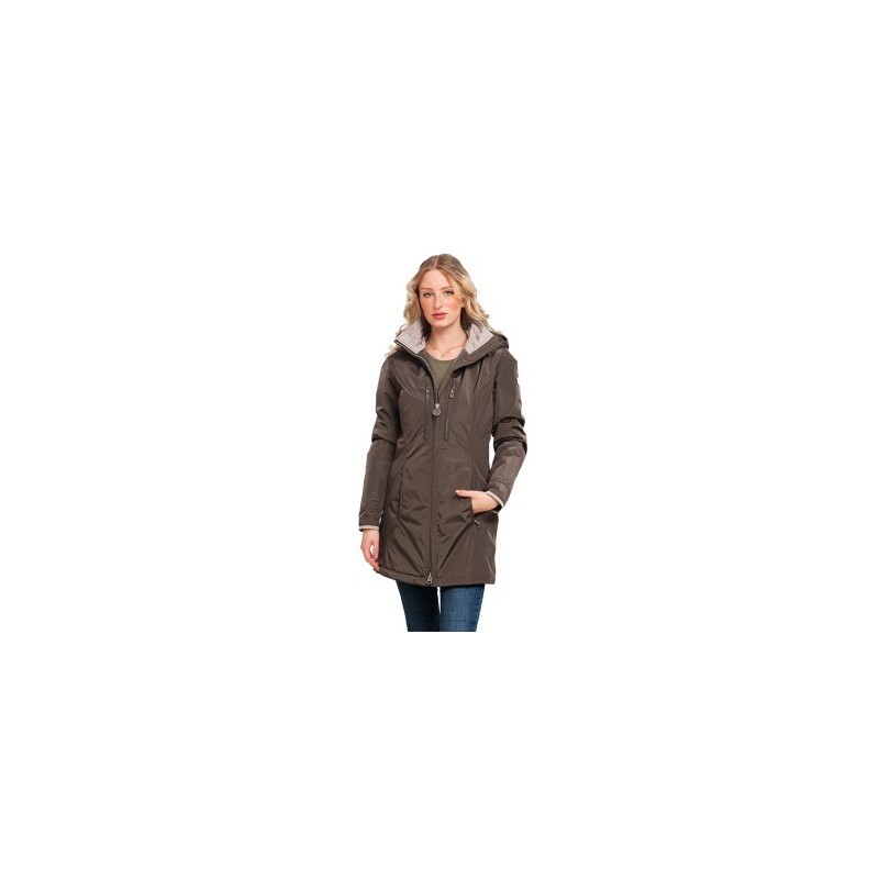Knuffelwuff leichte Damen Übergangsjacke Fairfield braun 36
