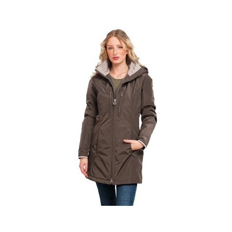 Knuffelwuff leichte Damen Übergangsjacke Fairfield braun 36
