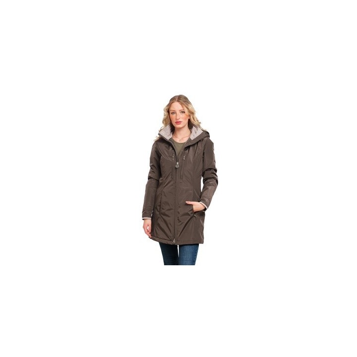 Knuffelwuff leichte Damen Übergangsjacke Fairfield braun 36