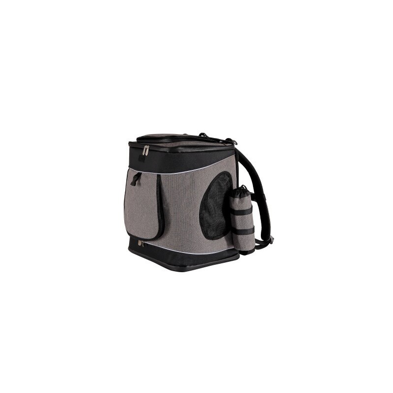 Lionto Haustier-Rucksack grau/ schwarz