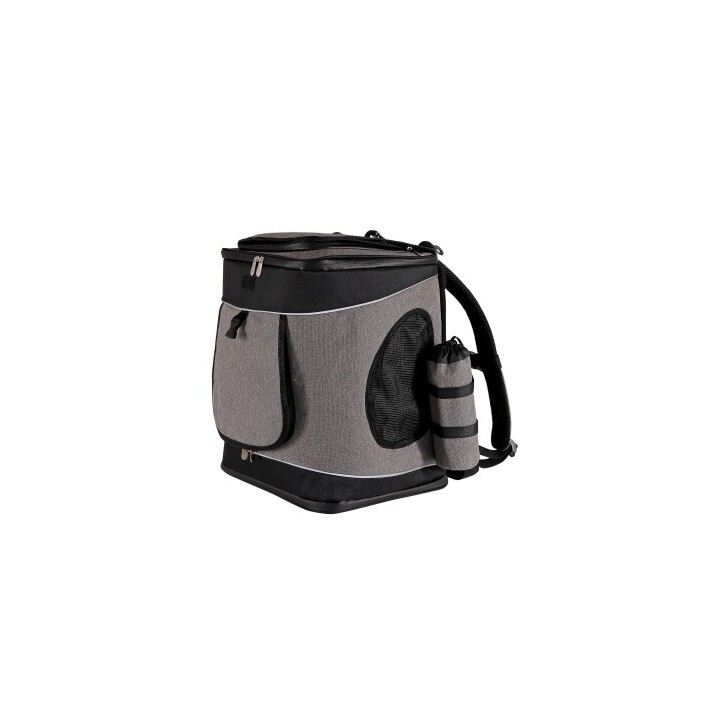 Lionto Haustier-Rucksack grau/ schwarz