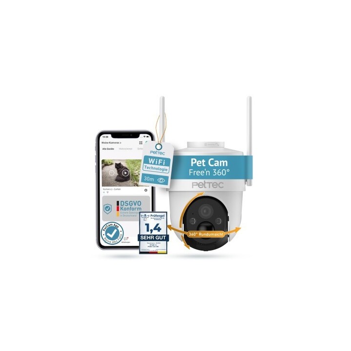 PetTec Cam Free'n 360 Wifi