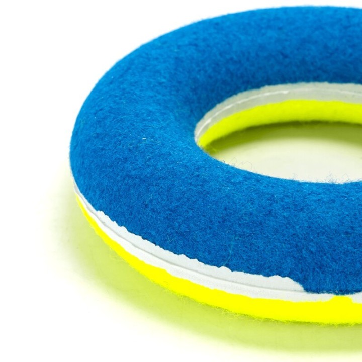 nobleza Hundespielzeug – Tennisball-Ring, strapazierfähig & zahnschonend