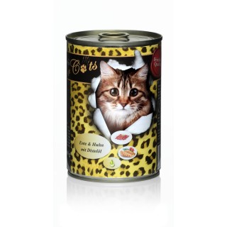 O'CANIS for Cats-Ente & Huhn mit Distelöl 400 g