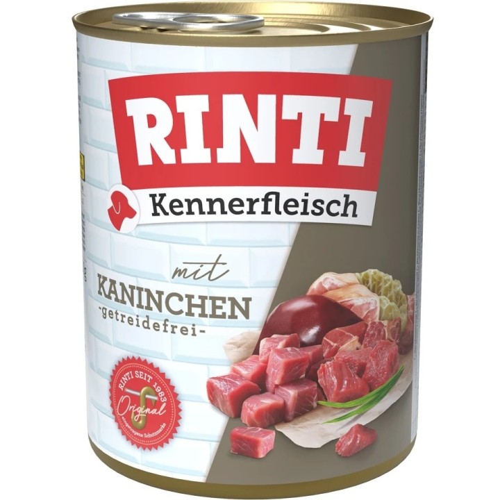 RINTI Kennerfleisch Rabbit Kaninchen 800 g