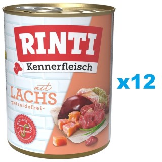 RINTI Kennerfleisch Salmon Lachs 12x800 g