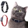 GPS-Locator Haustierhalsband Hund Katze Tier Wasserdicht, Verlust, Diebstahlsicher One Size schwarz