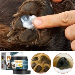 50g Haustierpfotenpflegecreme, gesunder Haustierpfotenbalsam, Haustierfußöl, Pflegeschutz, Fußpflegepad-Balsam Pro N5L3 50g-O
