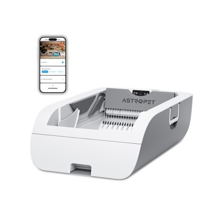 AstroPet Helios Series smarte Katzentoilette App gesteuert weiß