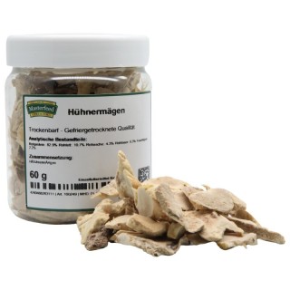 Masterfeed Trockenbarf Hühnermägen 1 kg