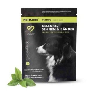 Peticare Gelenkpulver für Hunde, Mit MSM, Kollagen, stärkt Knochen, Gelenke | 250 gr