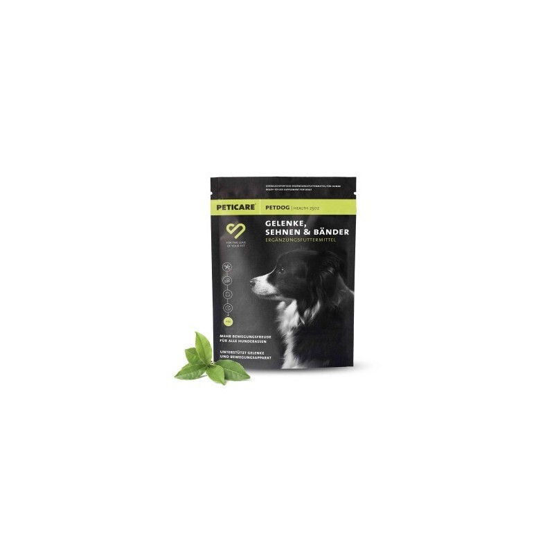 Peticare Gelenkpulver für Hunde, Mit MSM, Kollagen, stärkt Knochen, Gelenke | 250 gr