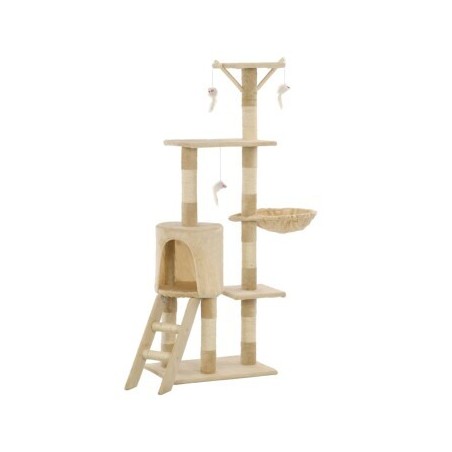 VidaXL Kratzbaum 138cm beige