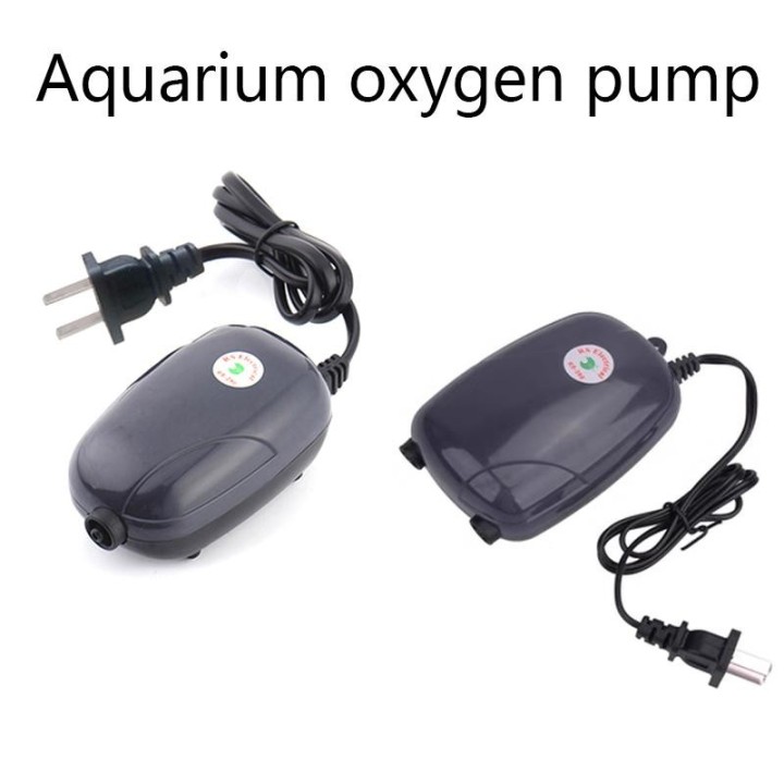 Aquarium Luftpumpe Aquarium Mini Silent Kompressor Einzel Doppel Outlet Sauerstoff Pumpen Aquarien Wasser Zubehör 220V 3W 5W