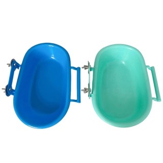 Mehrzweck-Vogelbadewanne, Vogelkäfig-Anbau, externe Badewanne, am Käfig montiertes Duschbecken, Vogelbadewanne, Wasserschale