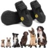 Wasserdichte Hundeschuhe, große Hundestiefel mit rutschfester Gummisohle, schützt die Pfoten vor heißem oder kaltem Asphalt,