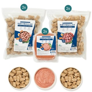 haustierkost.de Probierpaket Finnland Menü Frostfutter