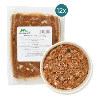 haustierkost.de BARF Komfort PLUS Lachs Frostfutter 12 x 500 g