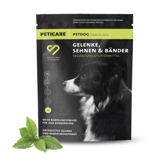Peticare Gelenkpulver für Hunde, Mit MSM, Kollagen, stärkt Knochen, Gelenke | 250 gr