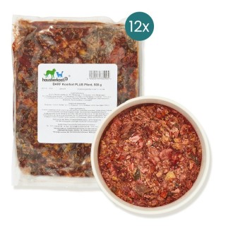 haustierkost.de BARF Komfort PLUS Pferd Frostfutter 12 x 500 g