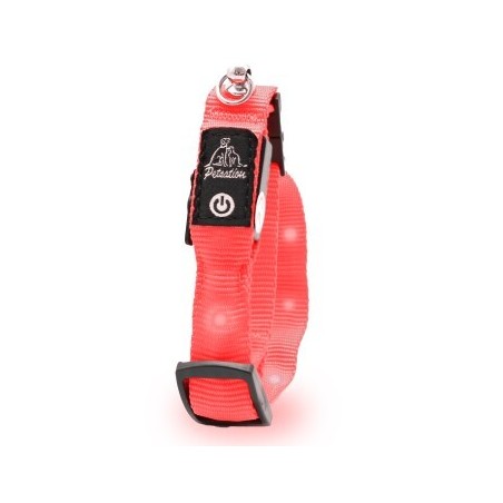 Petsation leuchtendes Katzenhalsband rot